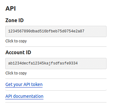Get your API token