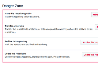 Updating a private repository to be public