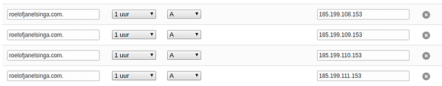 DNS records for GitHub Pages for an APEX domain