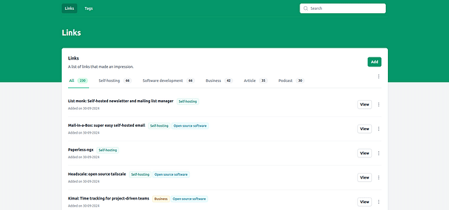 Open-sourcing my bookmark manager Open-sourcing my bookmark manager