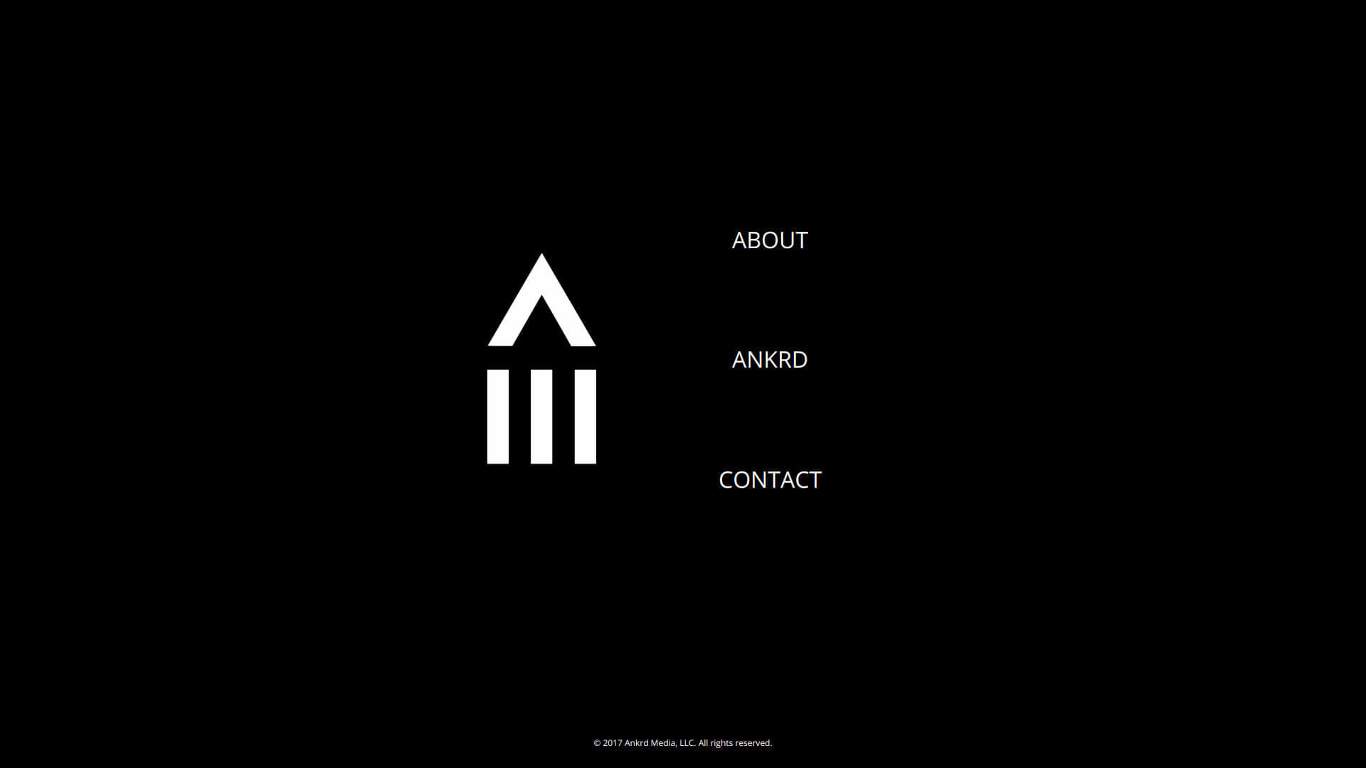 Ankrd Media homepage