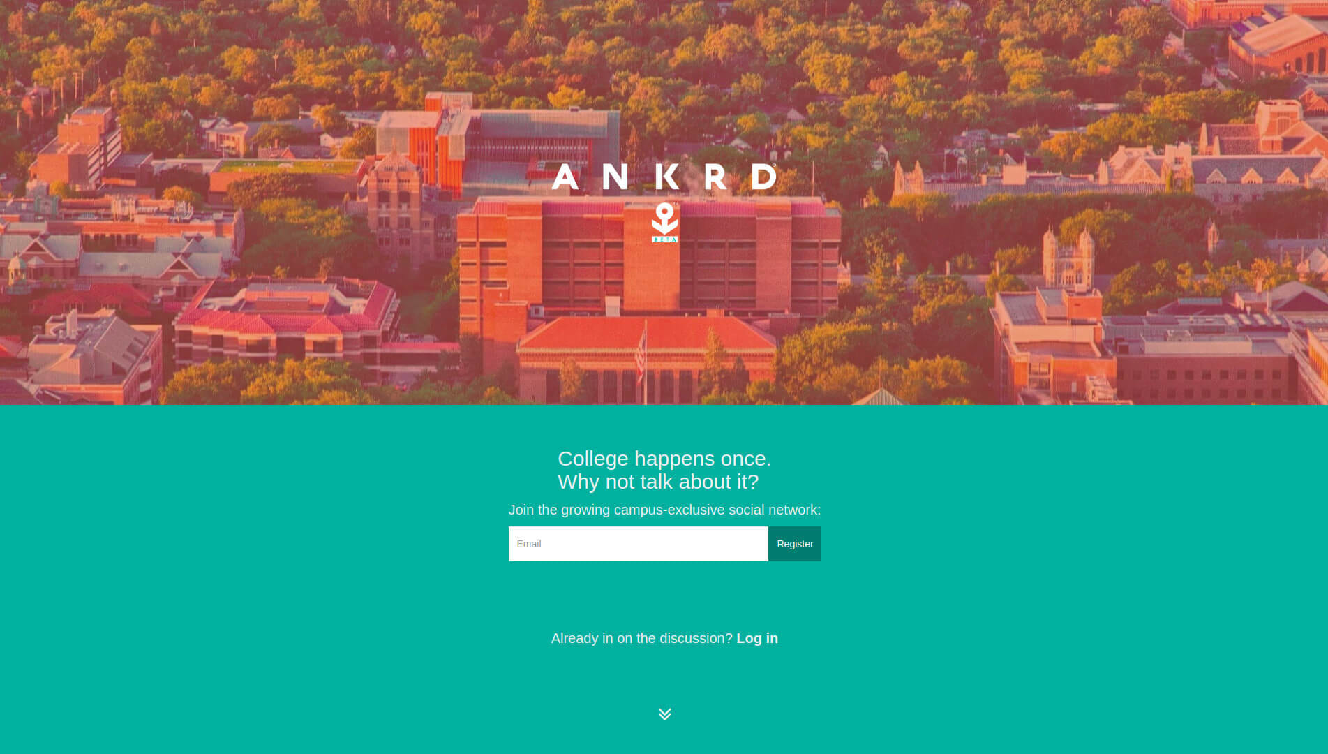 Ankrd homepage