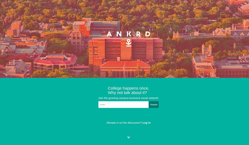 Ankrd homepage
