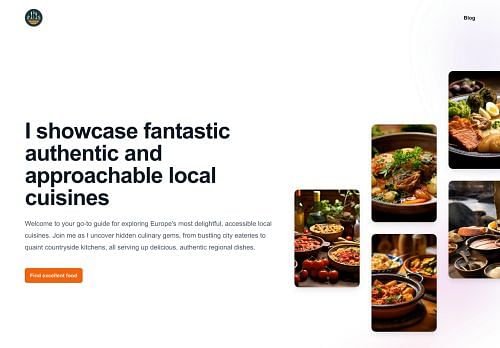 Authentic Foodies homepage