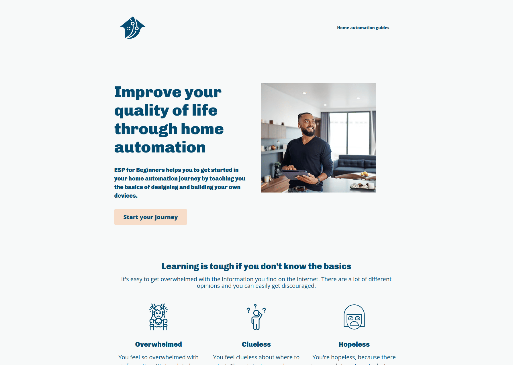 ESP for Beginners homepage