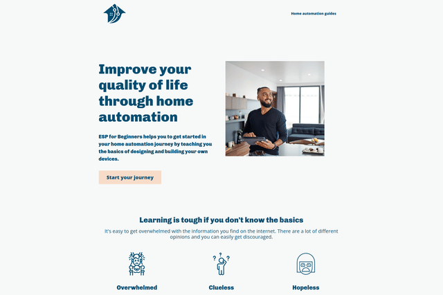 ESP for Beginners homepage ESP for Beginners homepage